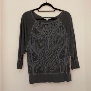Lucky Brand gray top
